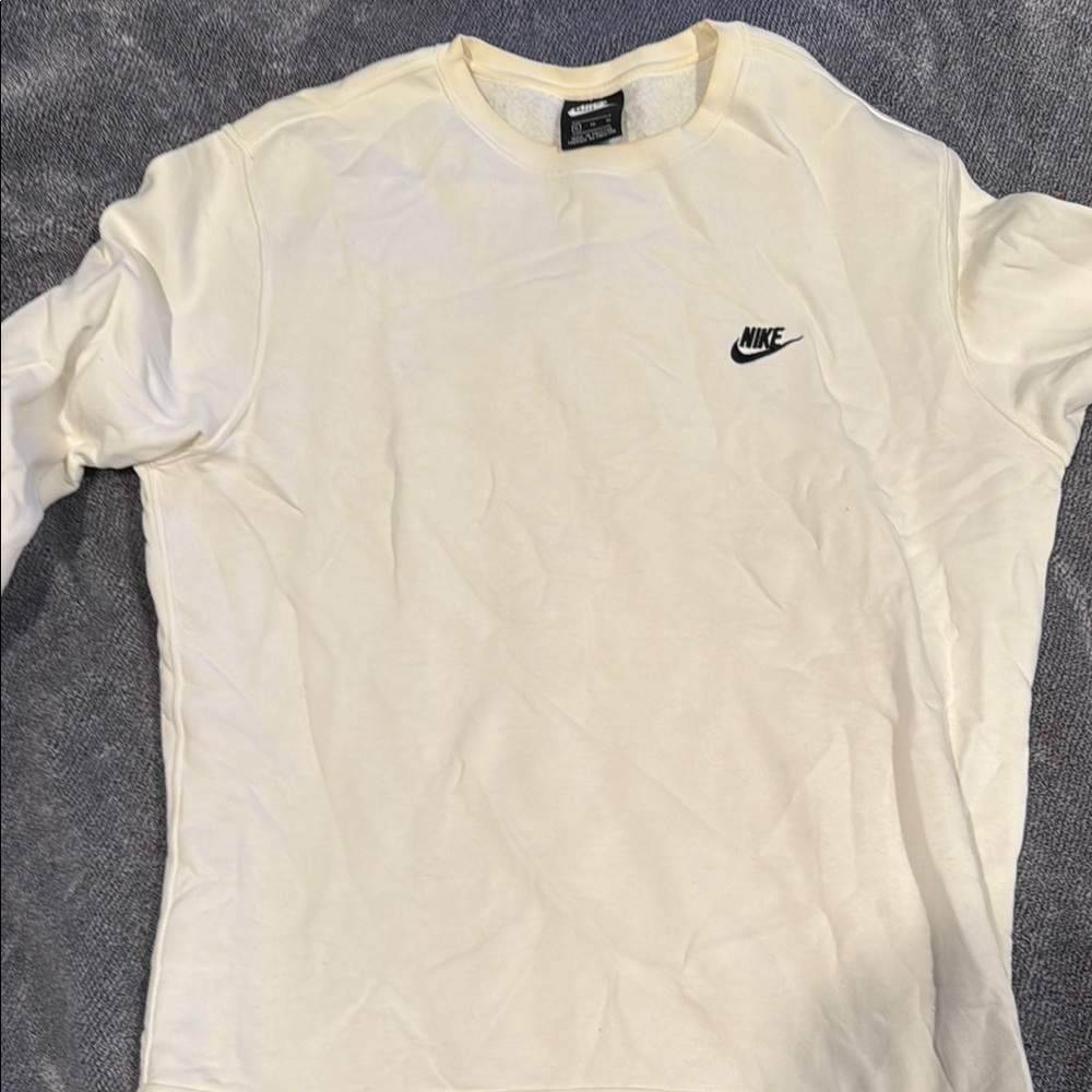 Nike Cream Sweatshirt Classic Design
